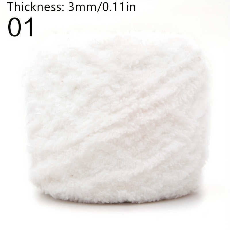 Coral Velvet Wool Thread Towel DIY Material 100 Acrylic 95g 3mm