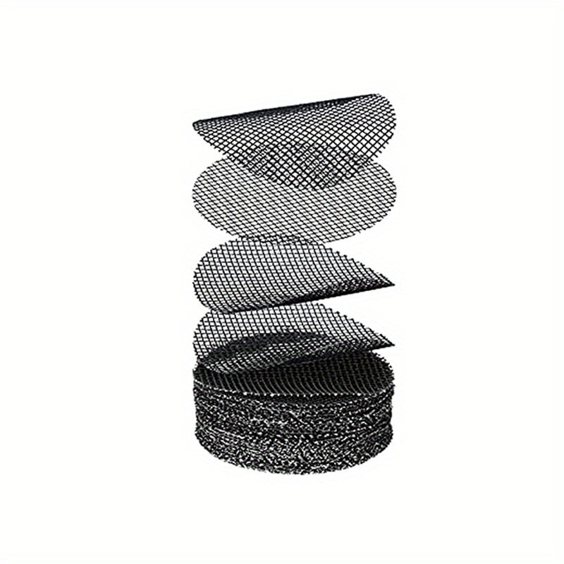 50pcs Flower Pot Hole Mesh Pad Round Drainage Hole Screens Prevent Soil Loss