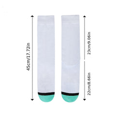 Colorblock Crew Socks Mid Tube Women's Stockings
