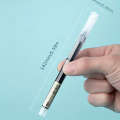 Red Liquid Quick Drying Gel Pen 0.5mm Straight Tip