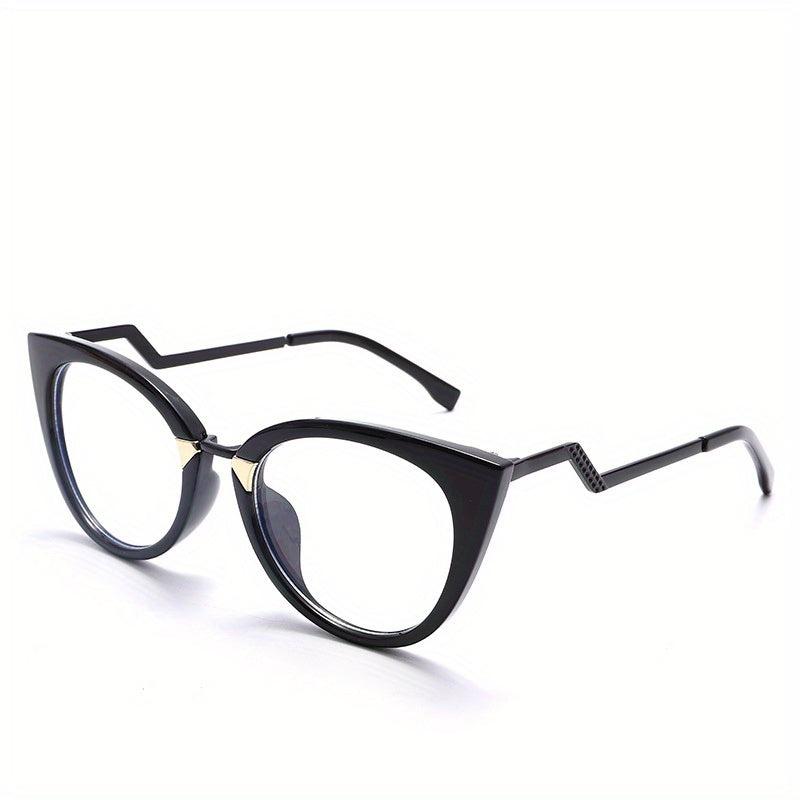 Cat Eye Anti Light Glasses For Women Men Clear Lens Glasses