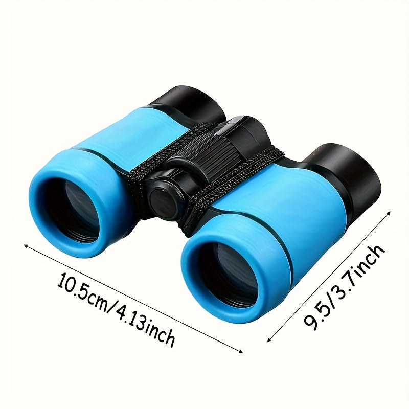 Kids Dual Telescope Toy Colorful Durable Plastic Adjustable Eyecups