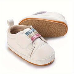 Rainbow Sneakers For Baby Girls Lightweight Walking Shoes For Spring