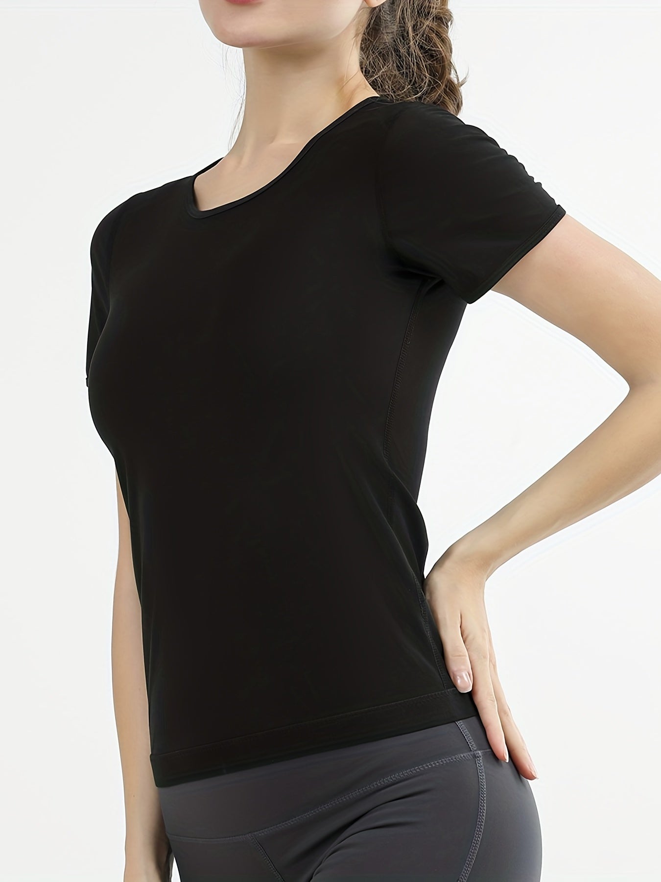 Shaping Slimmer Crew Neck Short Sleeve Top Women's Underwear