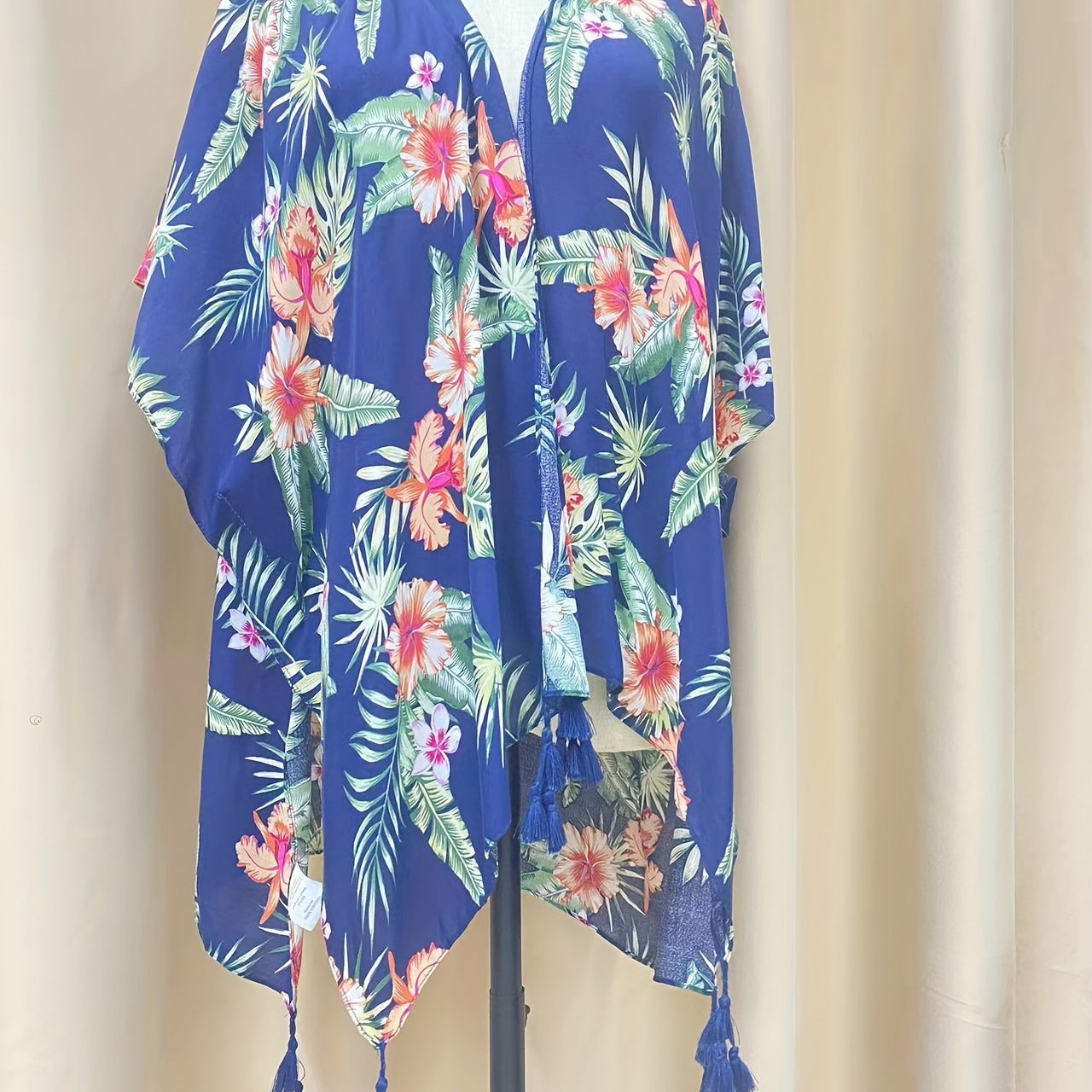 Hawaiian Style Floral Print Beach Towel Shawl