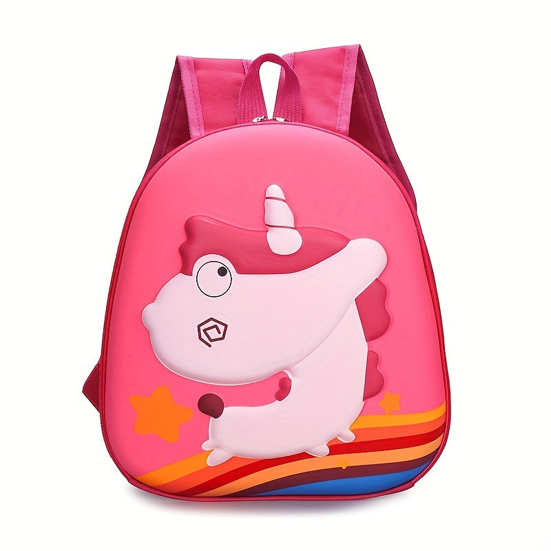 Kids Hard Shell Backpack Cartoon Rabbit Unicorn Dinosaur Kindergarten Bookbag