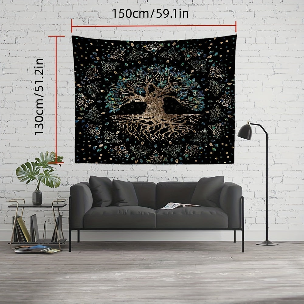 Bohemian Tree Of Life Tapestry Wall Hanging Cloth