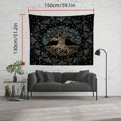 Bohemian Tree Of Life Tapestry Wall Hanging Cloth