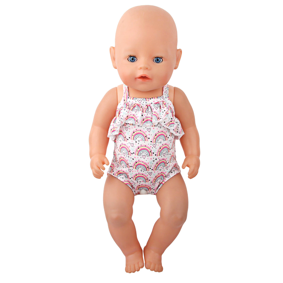 18'' Rainbow Doll Suspender Swimsuit for Baby Born&Our Generation