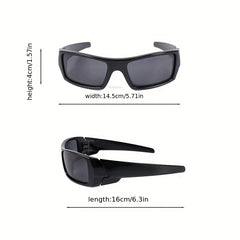 Men's Polarized Square Sunglasses Sports Cycling Fishing UV 400 with Case