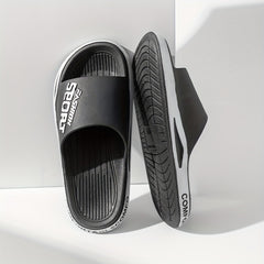 Men's Non Slip Slides Lightweight Slippers for Indoor Outdoor