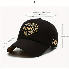 1pc Mens Baseball Cap Adjustable Size Embroidery Golf Sun Dad Hat