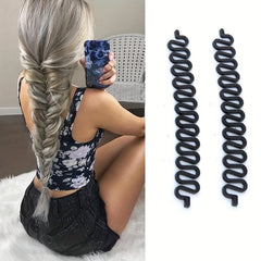 French Magic Hair Braider Tool Salon Results