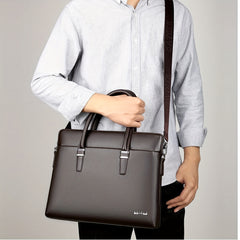 Men's Waterproof Large Capacity Handbag Business Briefcase