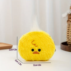Plush Chicken Rabbit Coin Purse Small Storage Bag