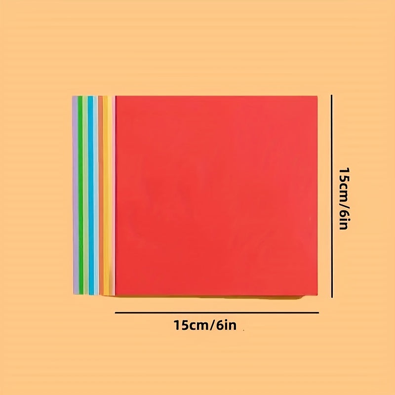 100pcs Origami Kit 6x6 - Double Sided 10 Colors - Craft Projects