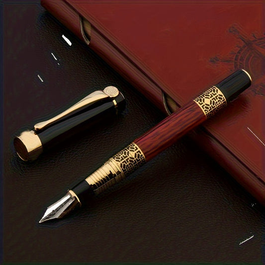 High 530 Wood Grain Fountain Pen Metal Signature Business Pen