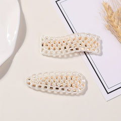 2pcs Resin Hair Clip Duck Billed Style Hair Clip For Women Girls