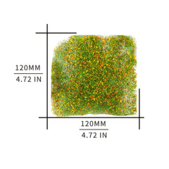 Miniature Wildflowers Grass Pile Bush Vegetation Model for Diorama Scene