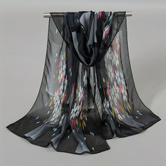 Boho Lightweight Chiffon Scarf Print Long Shawl Wrap Summer Sunscreen Headscarf