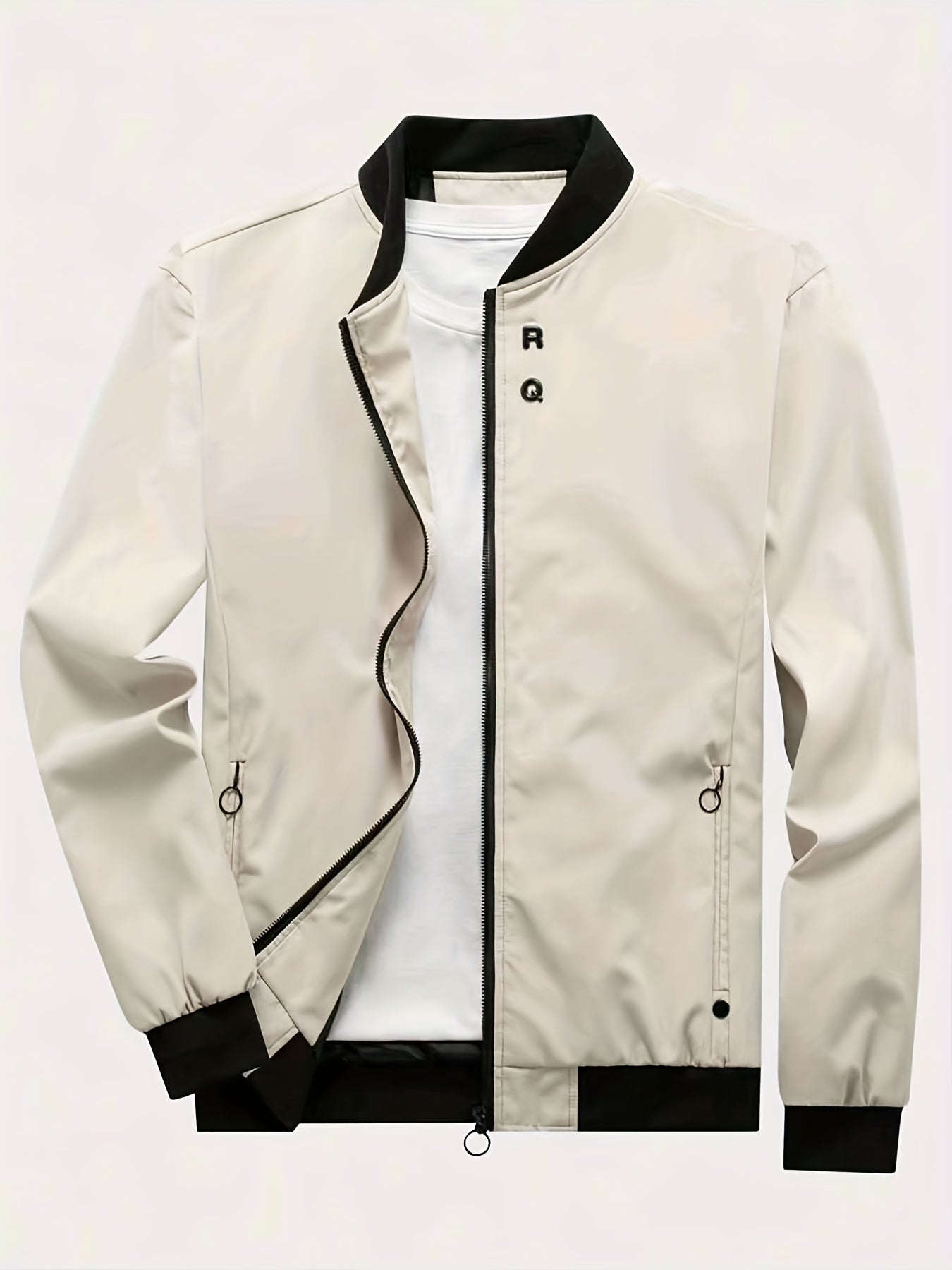 Men's Casual Zip Up Windbreaker Jacket