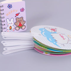 5pcs Cartoon Fan Small Animal Pattern Fan For Kids Girls Women