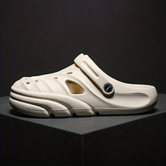 Men's Lightweight Comfy Clogs Hollow Out Non Slip Garden Shoes