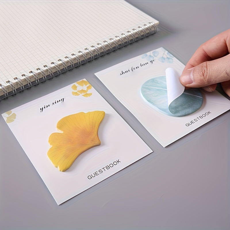 30 Sheets N Times Sticky Leaves Notes, Unisex Message Paper Strips