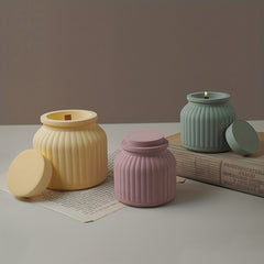 Cement Cup Jar Silicone Mold Plaster Candle Cup Decor