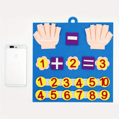Felt Number Toy for Kids Educational Counting & Fine Motor Skills Development