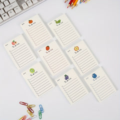 Fruit Bear Sticky Note Ins Girl Heart Small Book 50 Sheets