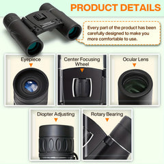 Compact Binoculars Telescope For Adults And Children Bird Watching Outdoor