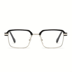 Men's Blue Light Blocking Glasses Metal Frame Computer Readers