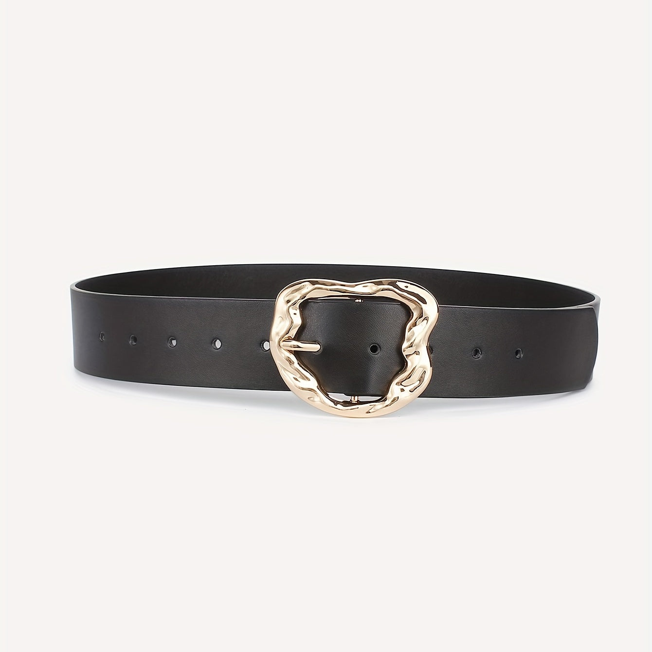 Metal Buckle PU Belt Unisex Casual Jeans Pants Belt For Women