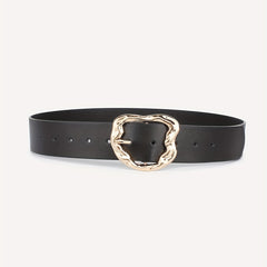 Metal Buckle PU Belt Unisex Casual Jeans Pants Belt For Women