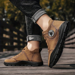 Men's Vintage Casual Lace-Up Sneakers