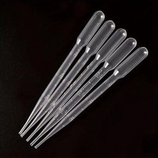 10pcs 5ml Disposable Plastic Dropper Pipettes Transfer Nozzle Drop Glue Tool