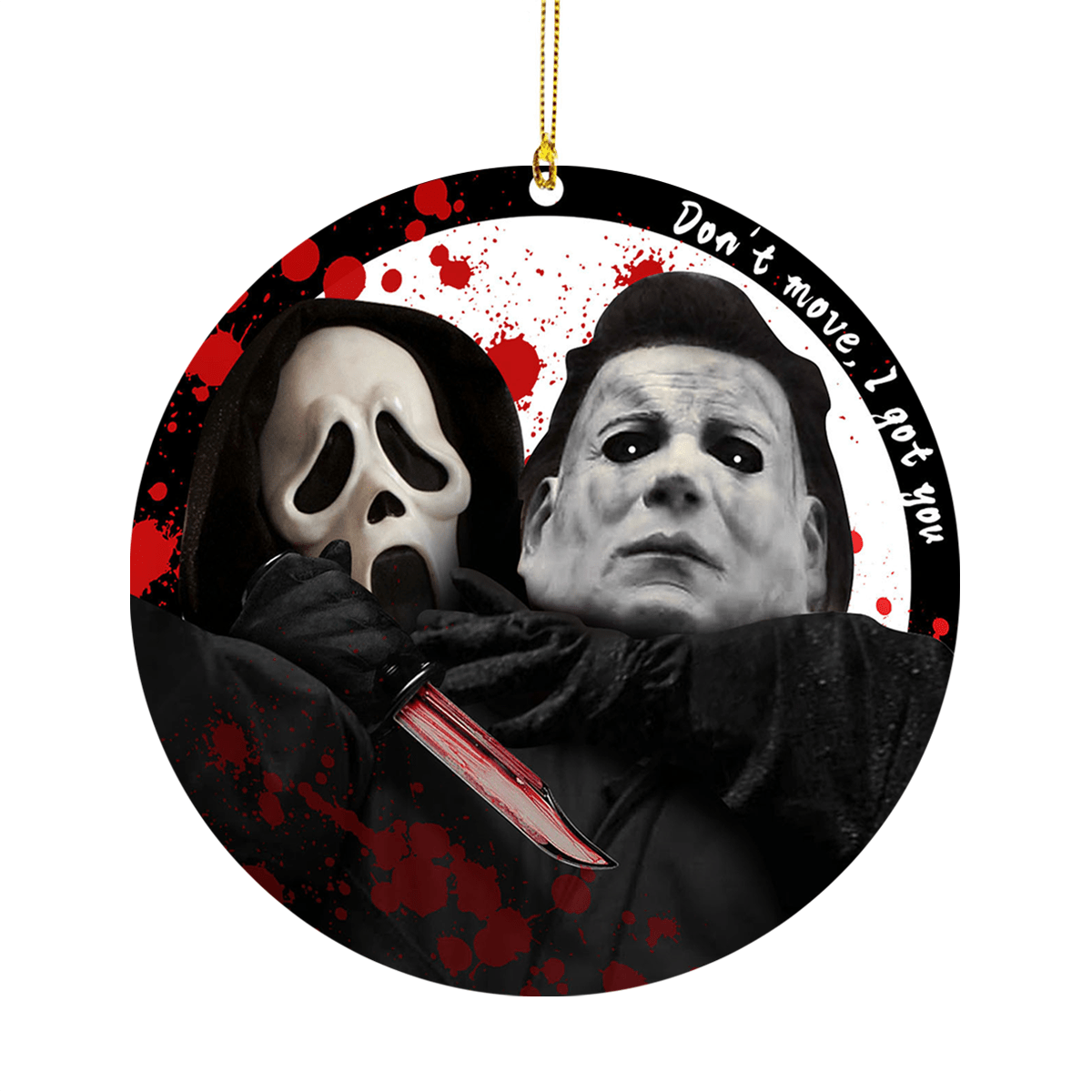 Horror Acrylic Hanging Ornament for Home Decor and Halloween