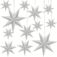 3D Large Paper Star Hanging Light Shade for Christmas Wedding
