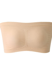  Padded Seamless Bra Tube Top Women's Sexy Crop Top
