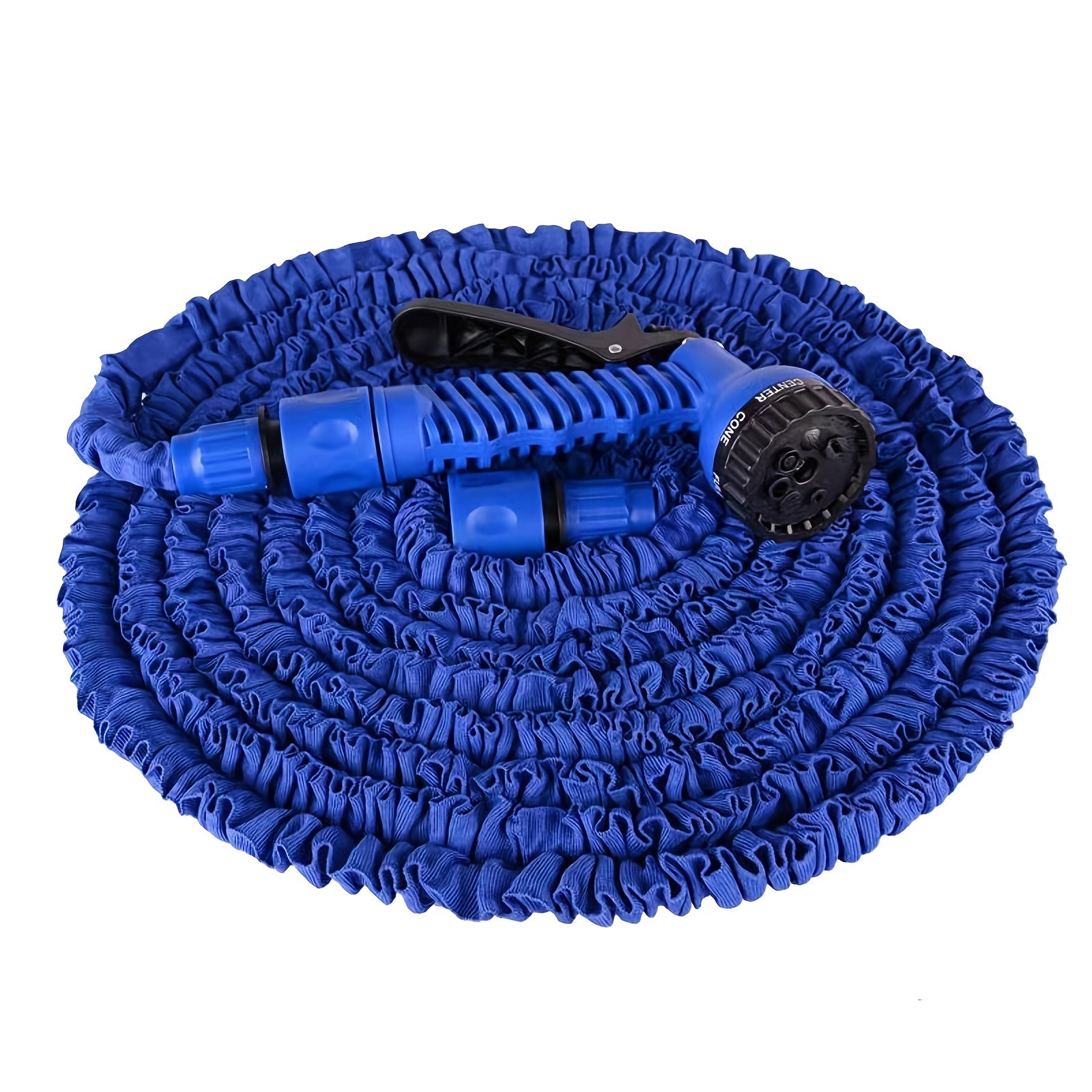 50ft Expandable Garden Water Hose w/ 7 Nozzles