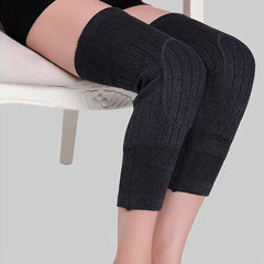2pcs Winter Thickened Plus Velvet Warm Knee Pads Men's And Women's