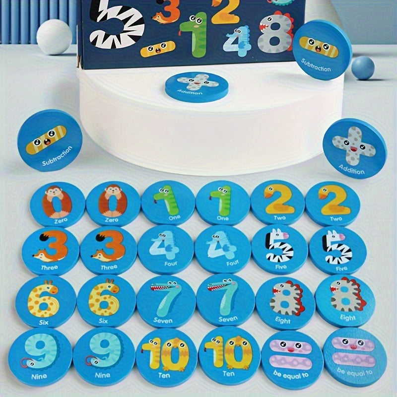 Teen Puzzle Number & Matching Game Recognition Counting Early Learning