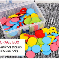 Colorful Counting Discs for Kids Math Toy Subtraction