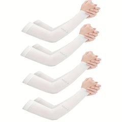 Women Sun Protection Arm Sleeves Outdoor Cycling UV Protection Arm Sleeves