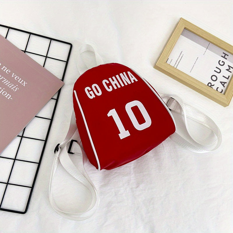 Kids Casual Letter Print Crossbody Bag Chest Bag