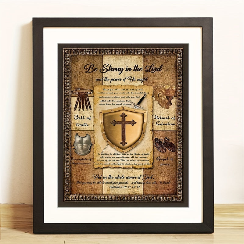 Vintage Sword of Spirit Christian Wall Art - Bible Verse Pictures