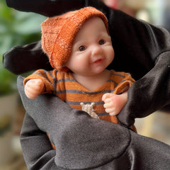 6 Inch Mini Silicone Reborn Dolls Soft Touch Baby Doll Toys