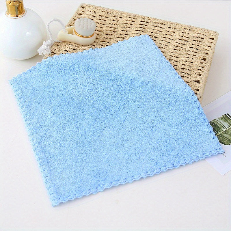 5pcs Microfiber Dish Cloths Absorbent Towels Strong Stain Removal