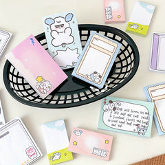 Cute Cartoon Star Puppy Bunny Note Paper 80 Sheets